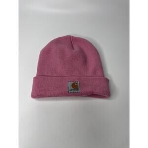 Carhartt Pink Childrens One Size Beanie Hat /w Logo